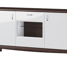 Szynaka Komoda Massimo 48 165 cm bílá/mocca