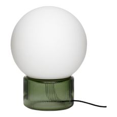 Bielo-zelená stolová lampa (výška 33 cm) Sphere – Hübsch