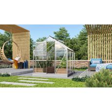 Skleník VITAVIA VENUS 3800 číre sklo 3 mm strieborný