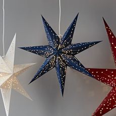 Modrá vianočná svetelná dekorácia Galaxy – Star Trading