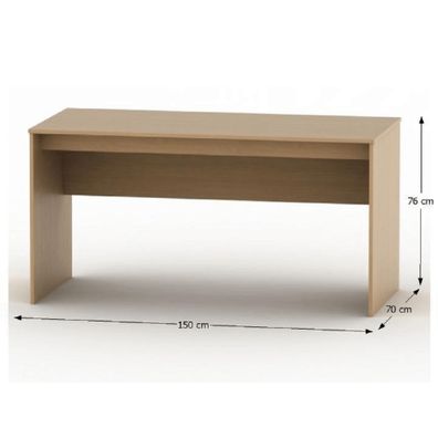 KONDELA Tempo Asistent 2 New 20 PI písací stôl buk