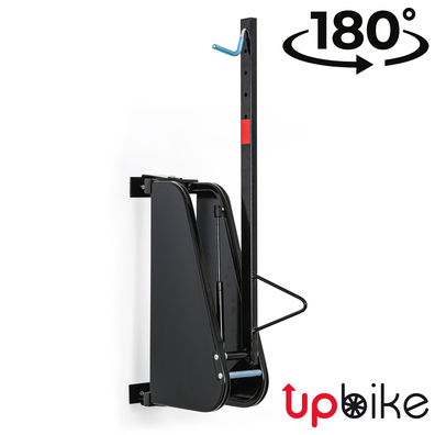 Otočný držiak na elektrobicykle UpBike so zdvíhacím mechanizmom, oplechované boky