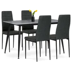 Jedálenský set 1+4 ASE-1003 Šedá