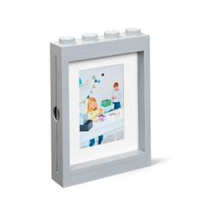 Sivý rámček na fotku LEGO®, 19,3 x 26,8 cm