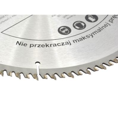 Pílový kotúč TCT GEKO 250x32x80T + krúžok 25,4mm