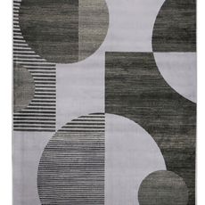 Devos koberce Kusový koberec Isphahan 84634 Cream/Anthracite - 80x150 cm