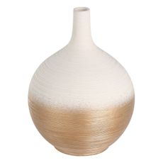 Eglo 421415 - Keramická váza SARYKSU 22x16 cm biela/zlatá