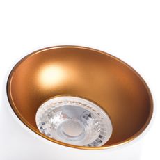 Kanlux 27570 - Bodové svietidlo RITI 1xGU10/10W/230V biela/zlatá