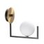 Ideal Lux - LED Nástenná lampa BIRDS 1xG9/3W/230V čierna/zlatá