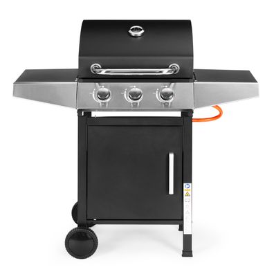 MultiGarden Plynový záhradný gril 10,2 kW, 3 horáky, teplomer, redukcia - MultiGarden