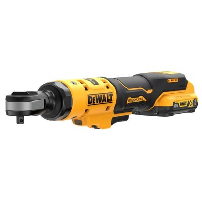 Aku bezuhlíková račňa s otvorenou hlavou DeWALT DCF503L1G 18V 3/8" a GFN krytom