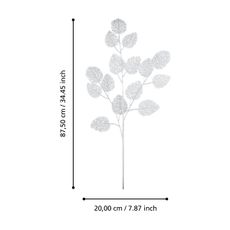 Eglo 428344 - Umelý kvet MIADOL 87,5 cm strieborná