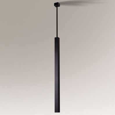 Shilo 5701 - Luster na tyči DOHA 1xGU10/15W/230V čierna