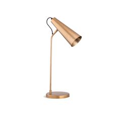 Estila Dizajnová stolná lampa Amira v zlatom prevedení s konštrukciou z kovu 70cm