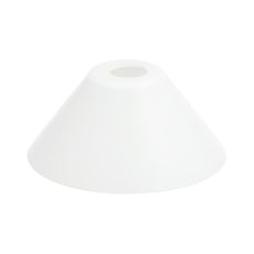 Náhradné sklo k lustru E27 pr. 22 cm biela