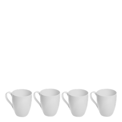 Šálka 320 ml set 4 ks - Basic - 490808