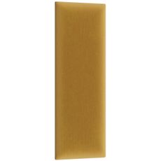 NABBI Quito obdĺžnikový čalúnený panel na stenu 20x50 cm zlatá
