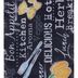 Hanse Home Collection koberce Behúň Cook & Clean 105730 Black Multicolored - 50x150 cm