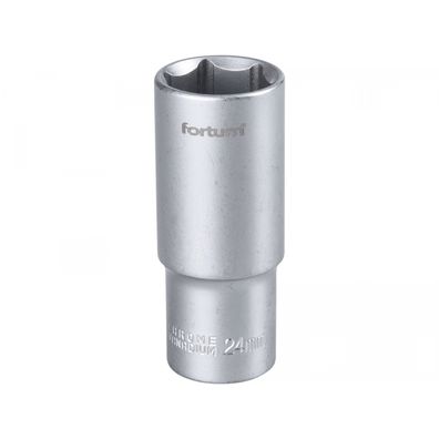 Hlavice nástrčná prodloužená, 1/2", 24mm, L 77mm, 61CrV5