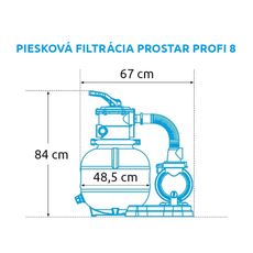 Marimex | Piesková filtrácia Marimex ProStar Profi 8 | 10600024