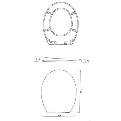 Cersanit K98-0074 - WC sedadlo PRESIDENT SoftClose biele