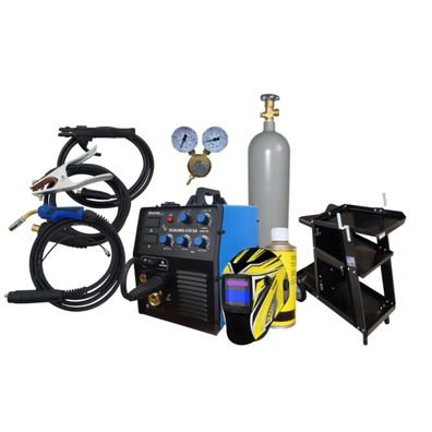 Sherman DualMIG 210 S4 + Horák + káble + kukla + ventil + drôt + sprej + vozík + plná fľaša CO2