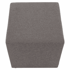 Taburet, látka Twist, sivobéžová Taupe, REGOR