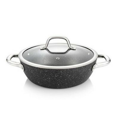 TESCOMA panvica hlboká PRESIDENT Stone s pokrievkou ø 24 cm , 24 cm