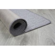 Timzo , Behúň na mieru Nature platina, šíre 133 cm, šedá, chodba / predsieň
