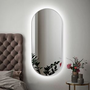 Zrkadlo Zeta SLIM Silver LED Ambient 40 x 60 cm