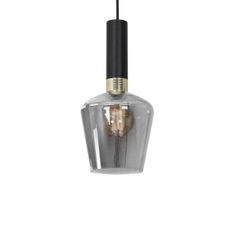 Luster na lanku ROMA BLACK 1xE27/60W/230V
