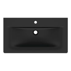 Matne čierne keramické umývadlo 84x46 cm Silk Black – Ideal Standard