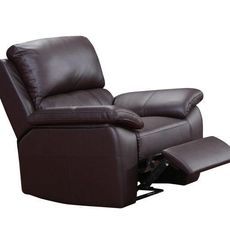 Cantus RELAXAČNÉ KRESLO, textil, koža, hnedá
