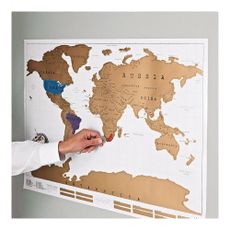 Stieracia mapa 88x52 cm World Scratch Map – Ambiance