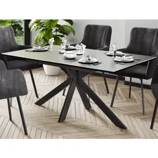 Rozkladací jedálenský stôl Fenja 140x90 cm, optika keramiky%