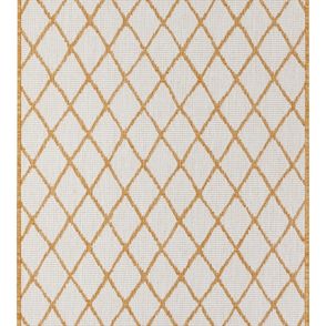 NORTHRUGS - Hanse Home koberce Kusový koberec Twin-Wendeteppiche 105793 Ochre – na von aj na doma - 80x350 cm