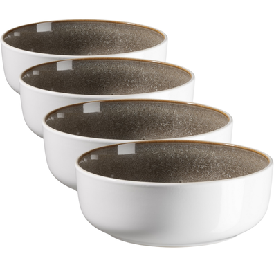 Mäser Súprava hlbokých tanierov Lunaria Brown 18 cm,4 ks