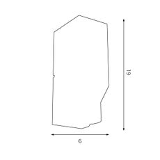 Nástenné svietidlo WALL 1xGU10/8W/230V čierna/lesklý chróm