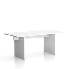 Kancelársky stôl single SOLID, 180x80 cm, biela