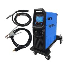 Synergický invertorový zvárací stroj DIGIMIG 351 COMBO PULSE LCD + Horák + Káble