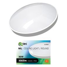 Stropná lampa QTEC 36W 4000K