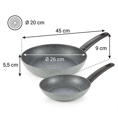 TESCOMA panvice FineLINE 2 ks 20 a 26 cm, S