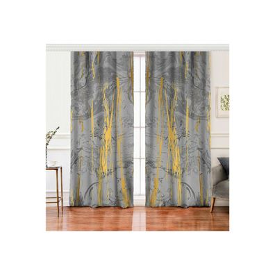 Závesy v sivo-zlatej farbe v súprave 2 ks 140x260 cm - Mila Home
