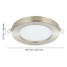 Eglo 900933 - LED Podhľadové svietidlo FUEVA FLEX LED/5,5W/230V 3000K chróm