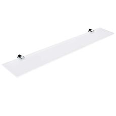Nimco Bormo - Polička, dĺžka 60 cm, matné sklo/chróm BR 11091B-60-26