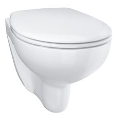 Wc so sedátkom softclose závesné Grohe Bau Ceramic alpská biela zadný odpad 39351000