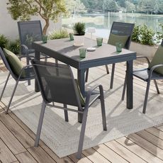Ambia Garden ZÁHRADNÝ STÔL, kov, plast, 135/270/75/90 cm135/270/75/90 cm