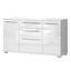 Komoda Piano K180-3K2F/PN-70/KA/70 lakované crystal white