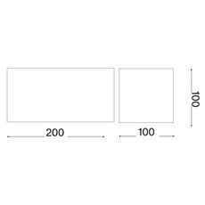 Ideal Lux - LED Vonkajšie nástenné svietidlo ATOM LED/25W/230V IP54 hnedá