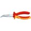 Pologuľaté kliešte s britmi chrómované 160 mm - 2526160